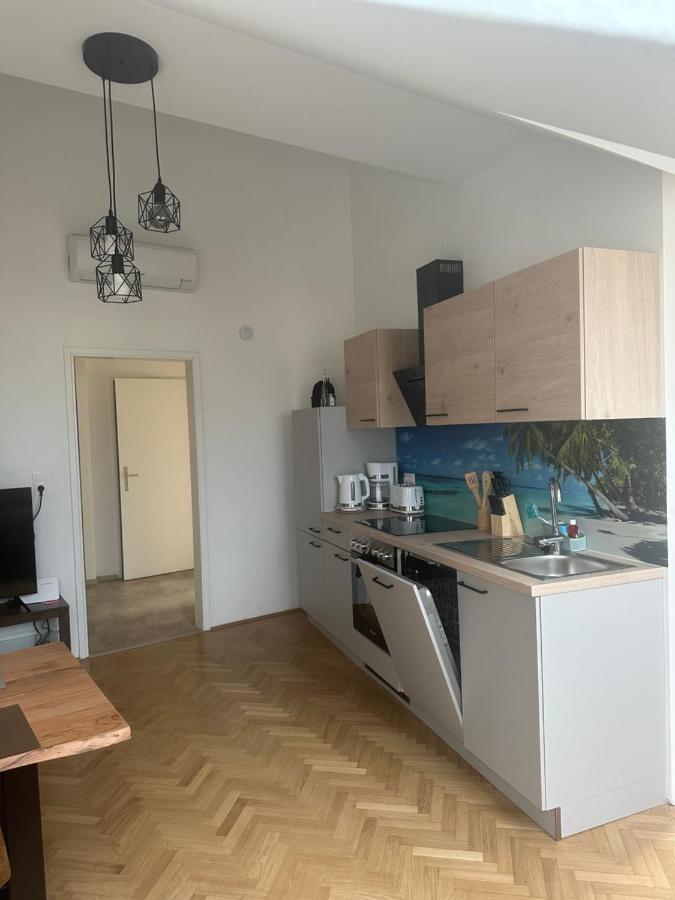 Klimatisiertes Dachgeschoss City Apartment In Zentrum Wiens Bagian luar foto